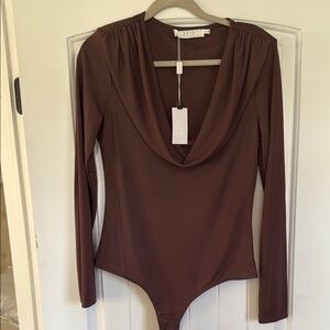 ASTR the label Kimberly Brown Long Sleeve Bodysuit